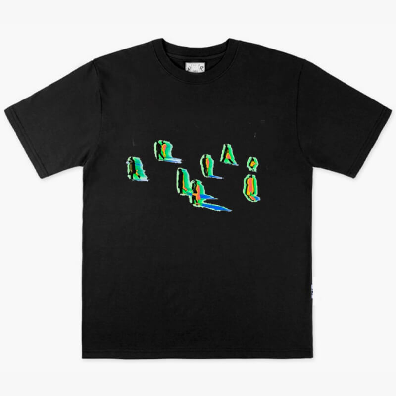 benpaolv Laser Crowd Abstract Aesthetic Tee