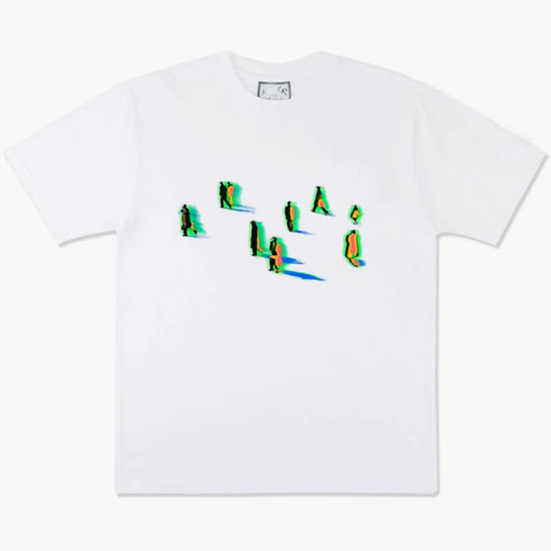 benpaolv Laser Crowd Abstract Aesthetic Tee