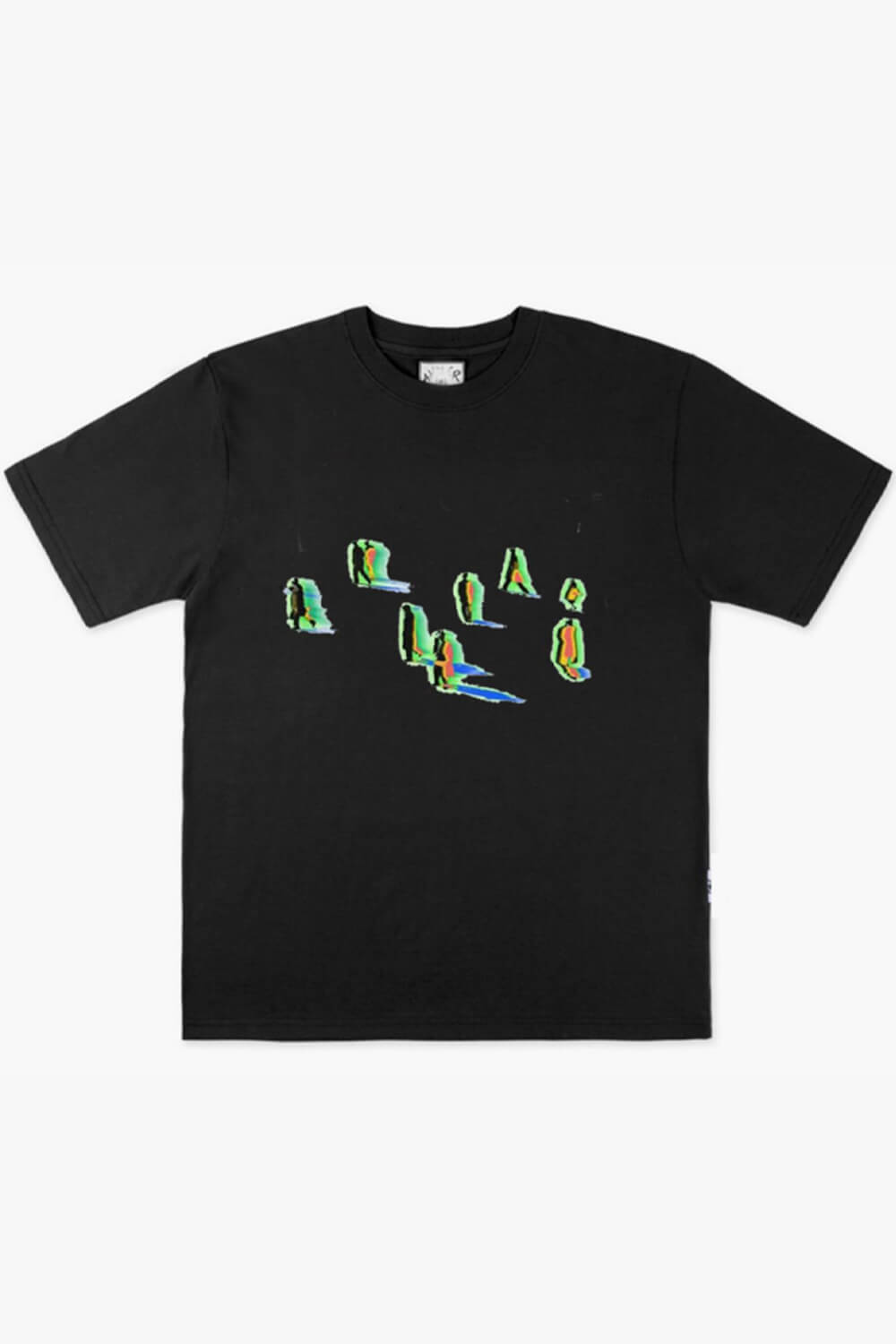 benpaolv Laser Crowd Abstract Aesthetic Tee