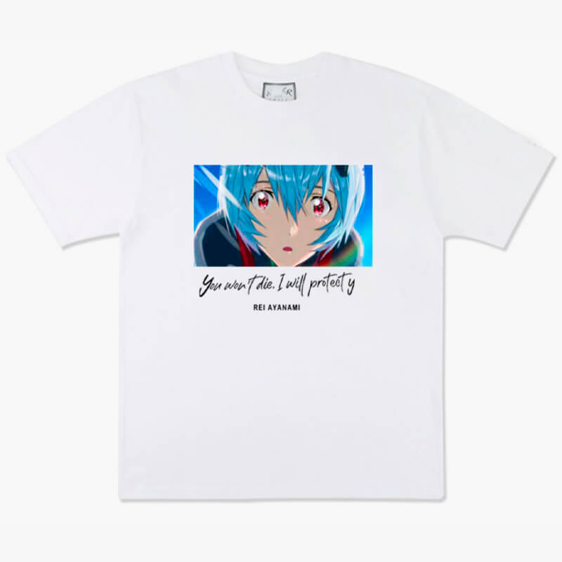 benpaolv Rei Ayanami You Won't Die I'll Protect You Anime T-Shirt