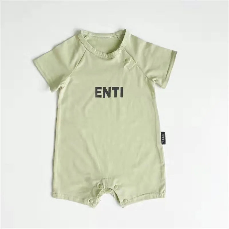 Clothing Sets Jumpsuits Baby Girls Designer Letter Jumpsuit Babies Cotton Clothes Short Sleeve Onesie Infant Toddler Onesies