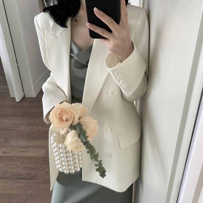 2025 Satin suspender dress spring dress women's  new swinging collar sexy spice girl split hip wrap long dress women's clothing