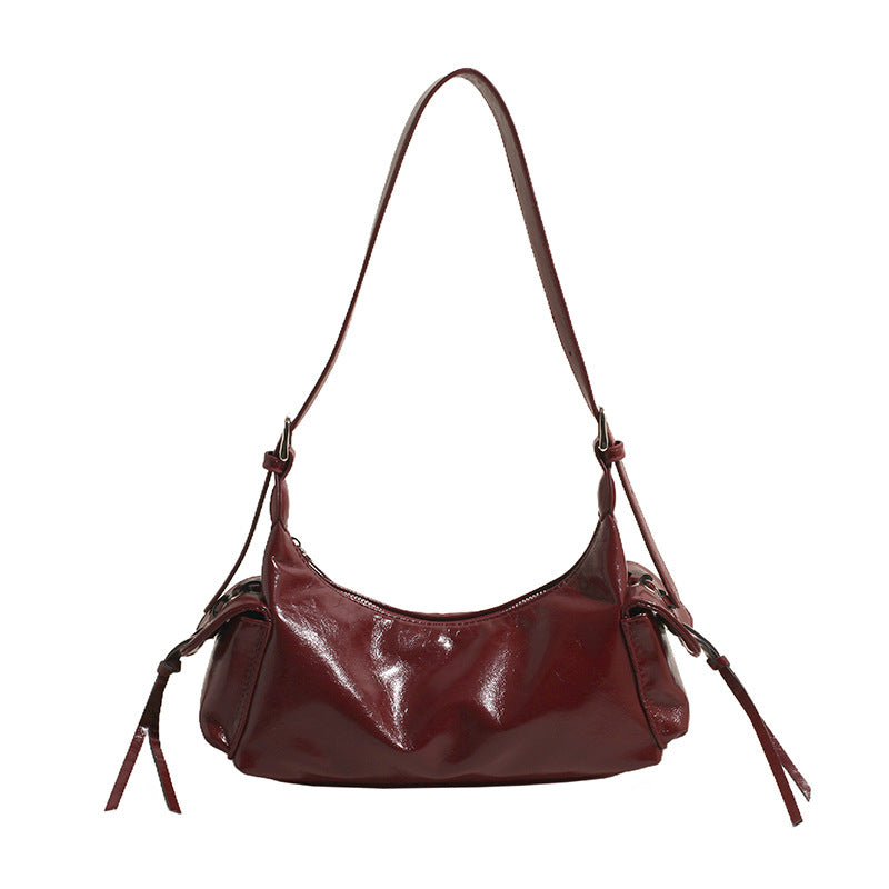 BENPAOLV 2025 Light luxury high-end underarm bag women's popular new lightweight niche design handbag fashionable versatile shoulder bag
