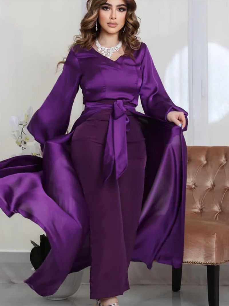 2025 spring and summer New Popular trade women's clothing independent station ebay sexy jumpsuit ball dress with cape two-piece set