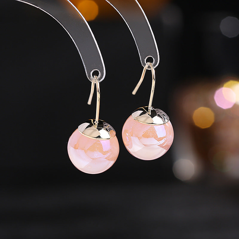 2025 Simple and versatile temperament Mermaid Ji pearl ear hook 2022 new trendy design Korean version niche earrings wholesale