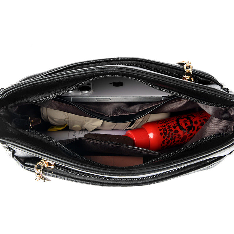 2025 Wholesale bags fashionable new popular autumn temperament mother bag large capacity practical shoulder bag business commuter bag
