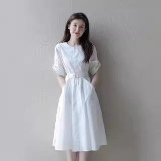2025 New Women's Long Dress Design Sense  Chic Sense Shirt Dress Thin Summer