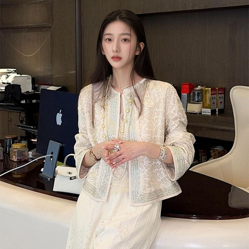 2025 Chinese New Year new Chinese style retro jacket women's high-end temperament short outer cardigan top N2025
