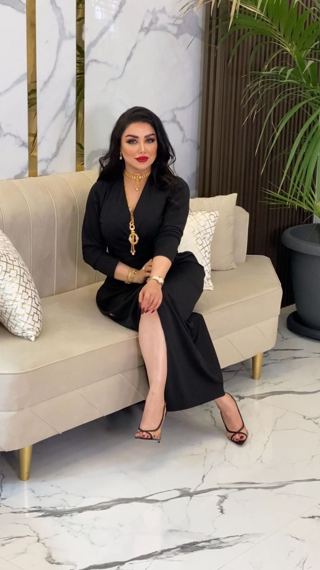 2025 spring and summer New Popular trade women's clothing independent station ebay sexy V-neck satin banquet hip dress dress