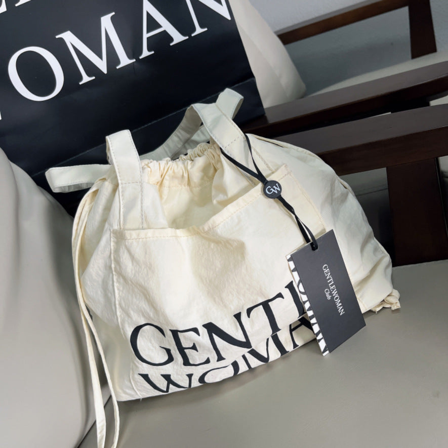 Thailand Surrogate Shopping Genuine Goods Gentlewoman Fashion Brand Canvas Bag Shopping Bag Meteor Garden Xiaoyou Same Fashion