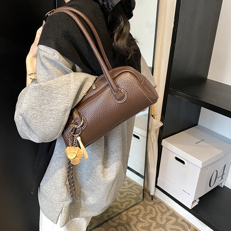BENPAOLV 2025 Underarm bag women's large capacity popular new casual high-end niche design single shoulder portable work commuter bag