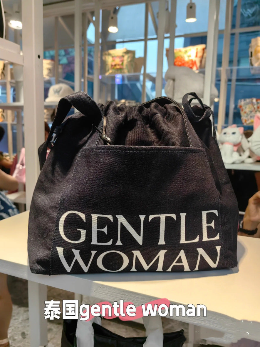 Thailand Surrogate Shopping Genuine Goods Gentlewoman Fashion Brand Canvas Bag Shopping Bag Meteor Garden Xiaoyou Same Fashion