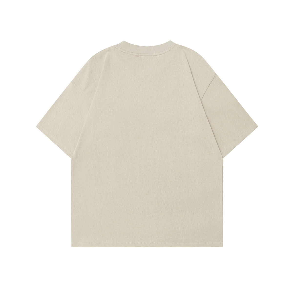 2025 WT517 2025n Street 2025 Vintage Comic Character Design Men's Loose Premium Sense Neutral Short Sleeve T-Shirt