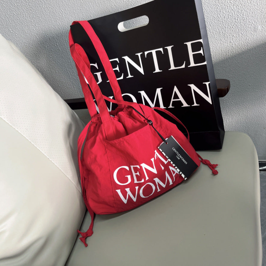 Thailand Surrogate Shopping Genuine Goods Gentlewoman Fashion Brand Canvas Bag Shopping Bag Meteor Garden Xiaoyou Same Fashion