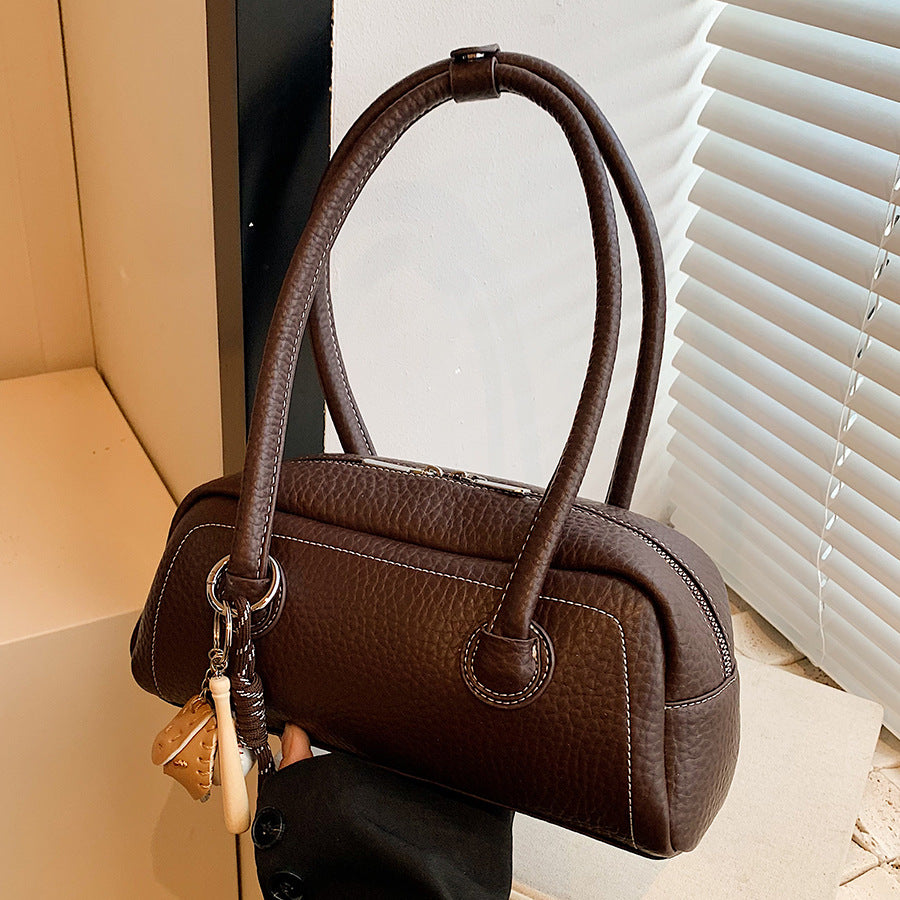 BENPAOLV 2025 Underarm bag women's large capacity popular new casual high-end niche design single shoulder portable work commuter bag