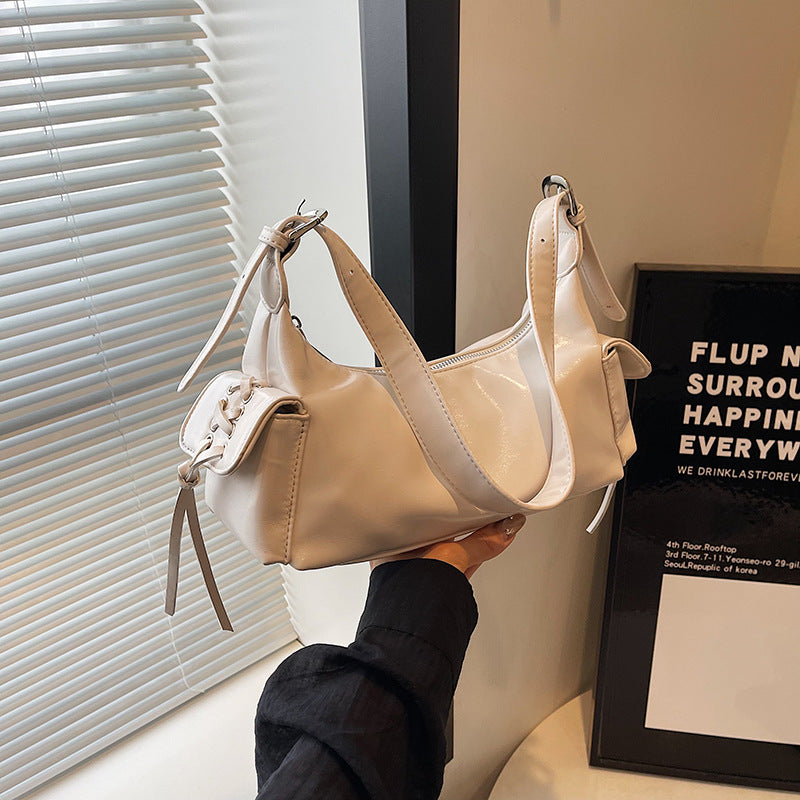 BENPAOLV 2025 Light luxury high-end underarm bag women's popular new lightweight niche design handbag fashionable versatile shoulder bag