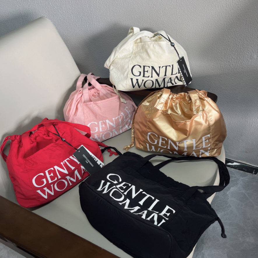 Thailand Surrogate Shopping Genuine Goods Gentlewoman Fashion Brand Canvas Bag Shopping Bag Meteor Garden Xiaoyou Same Fashion