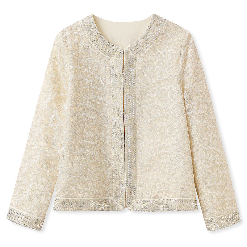 2025 Chinese New Year new Chinese style retro jacket women's high-end temperament short outer cardigan top N2025