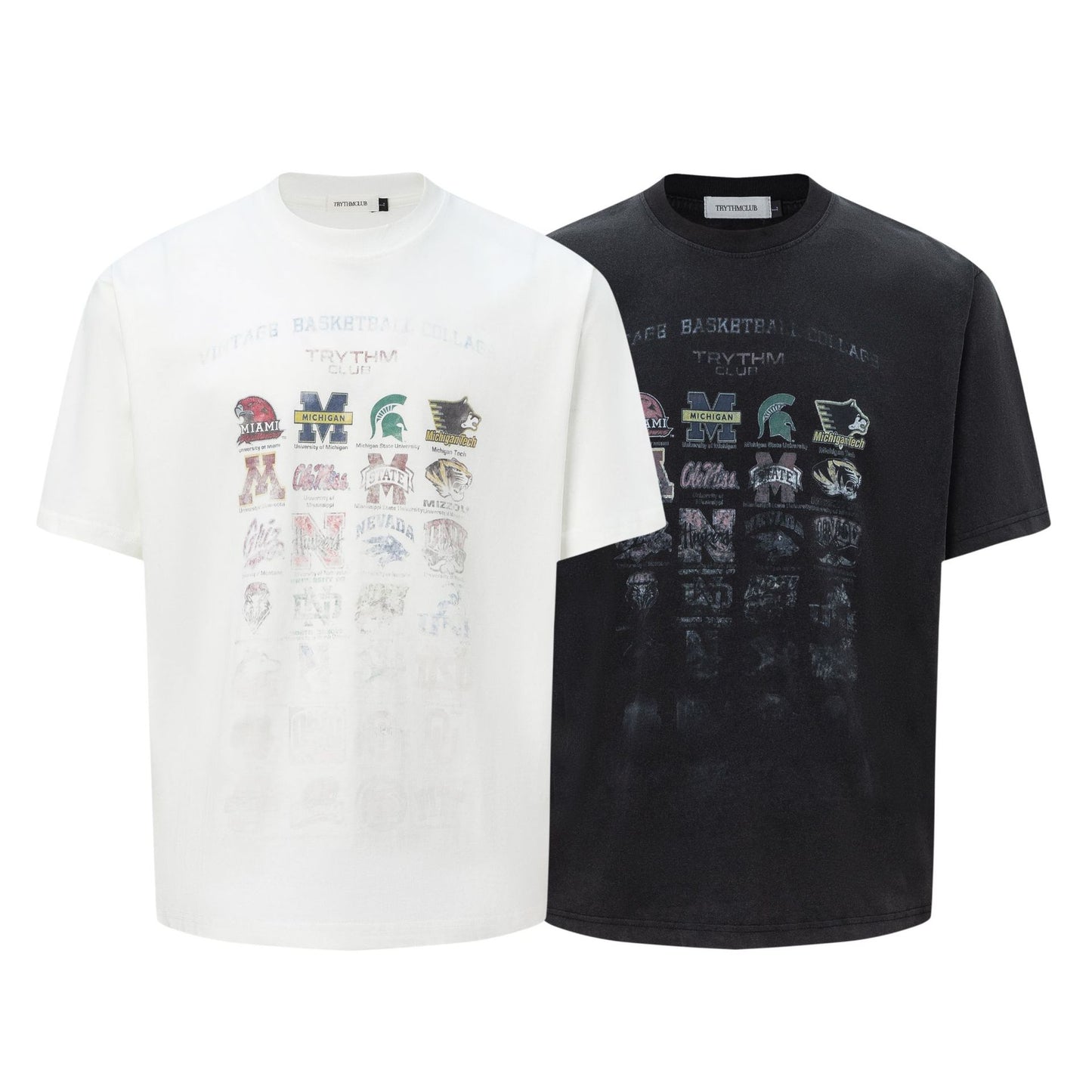 2025 27327 2025n Street 2025 Summer Neutral Washed Old Design Men's Loose Premium Short Sleeve T-Shirt