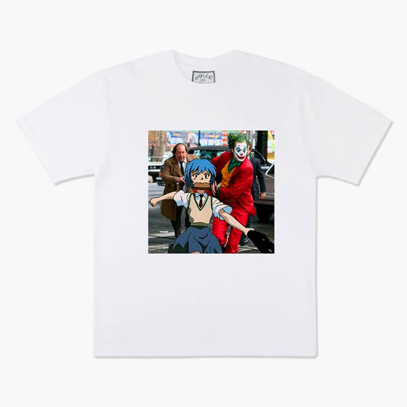 benpaolv Animecore Rei Ayanami and Joker Clown Running T-Shirt