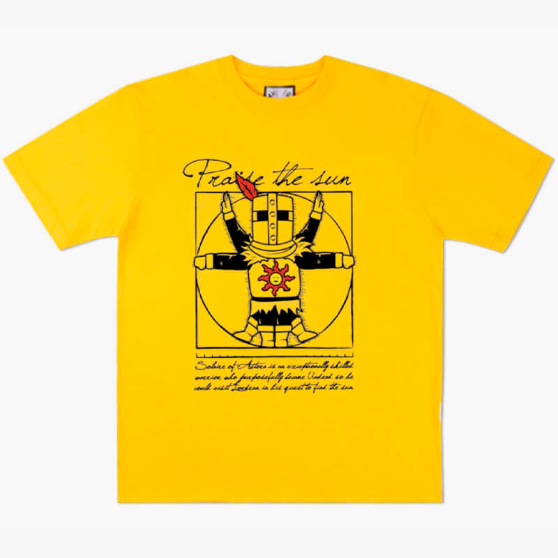benpaolv Gamer Aesthetic Praise the Sun T-Shirt Dark Souls
