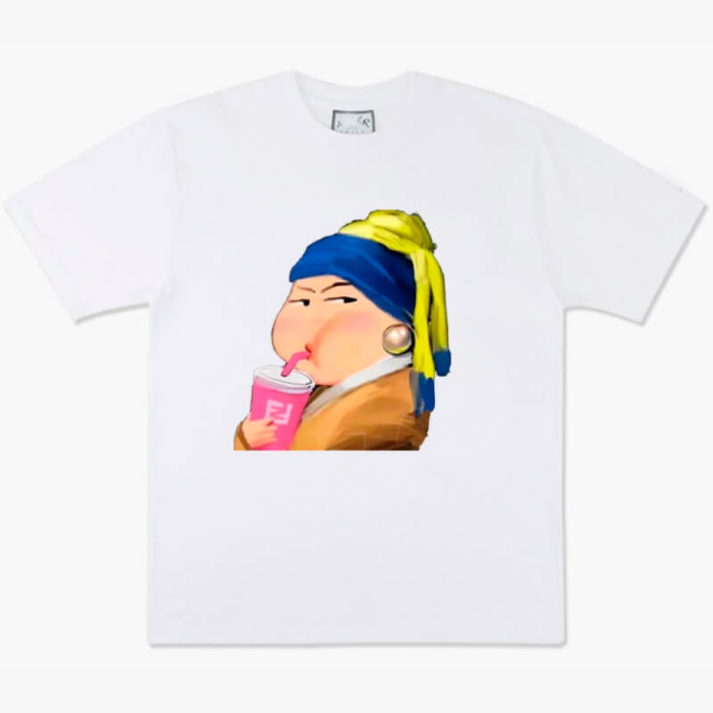 benpaolv Girl with a Pearl Earring T-Shirt Meme Aesthetic