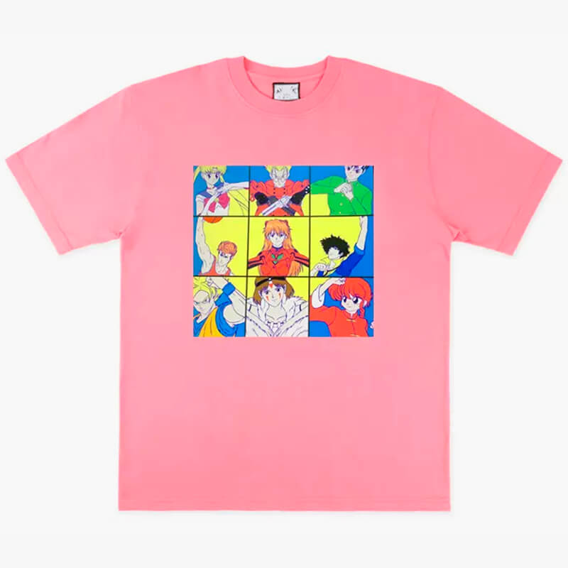benpaolv Retro Anime Characters Aesthetic T-Shirt Heart Hand Sign