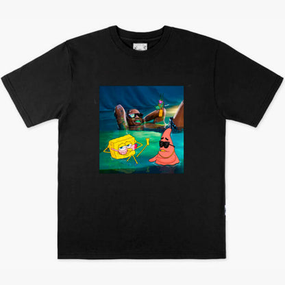 benpaolv Sponge Bob and Asap Rocky T-Shirt Cartooncore